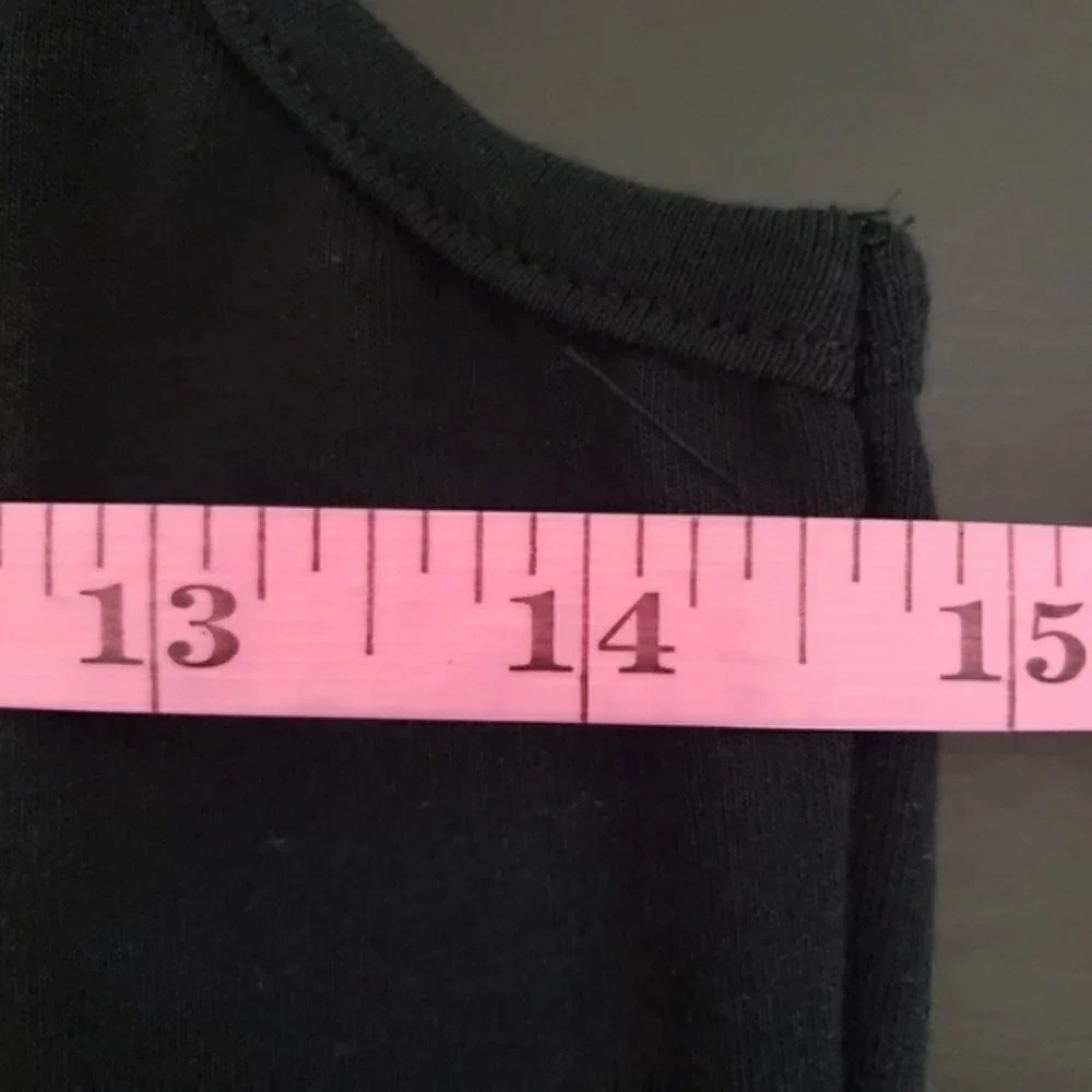 ☀ Better Be Black Keyhole Snap Body Suit Sz M